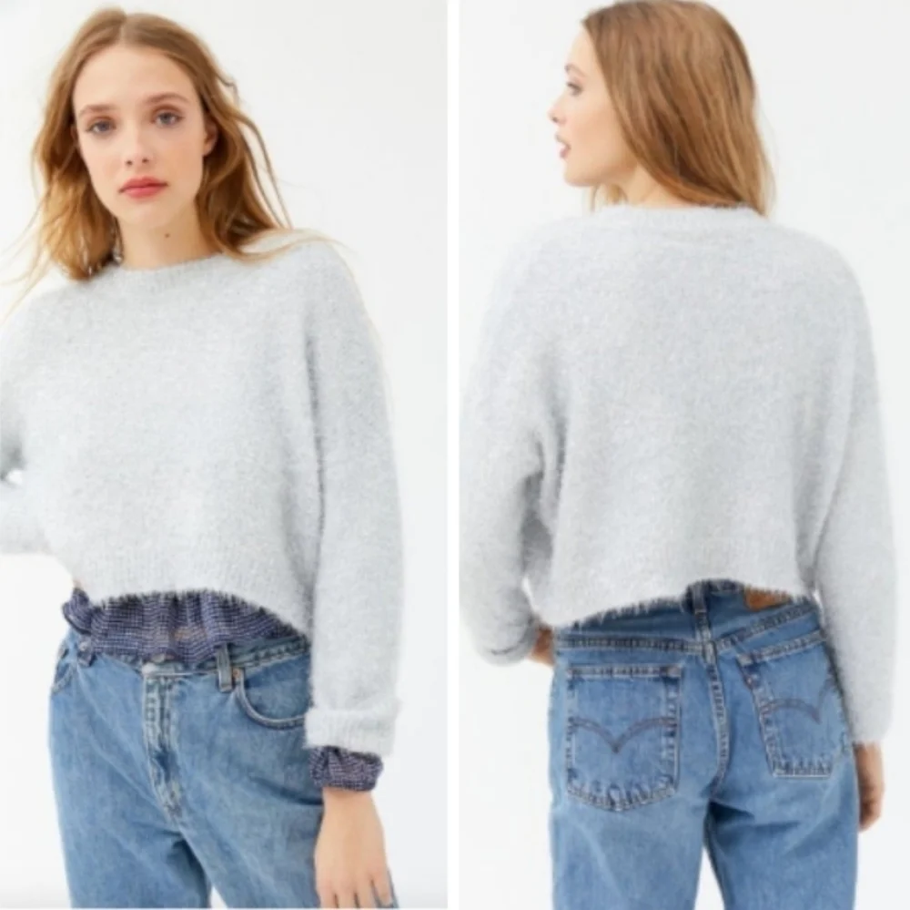 Urban Outfitters Elisabeth Sparkly Metallic Sweater S